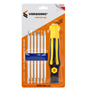 Zestaw śrubokrętów + rękojeść